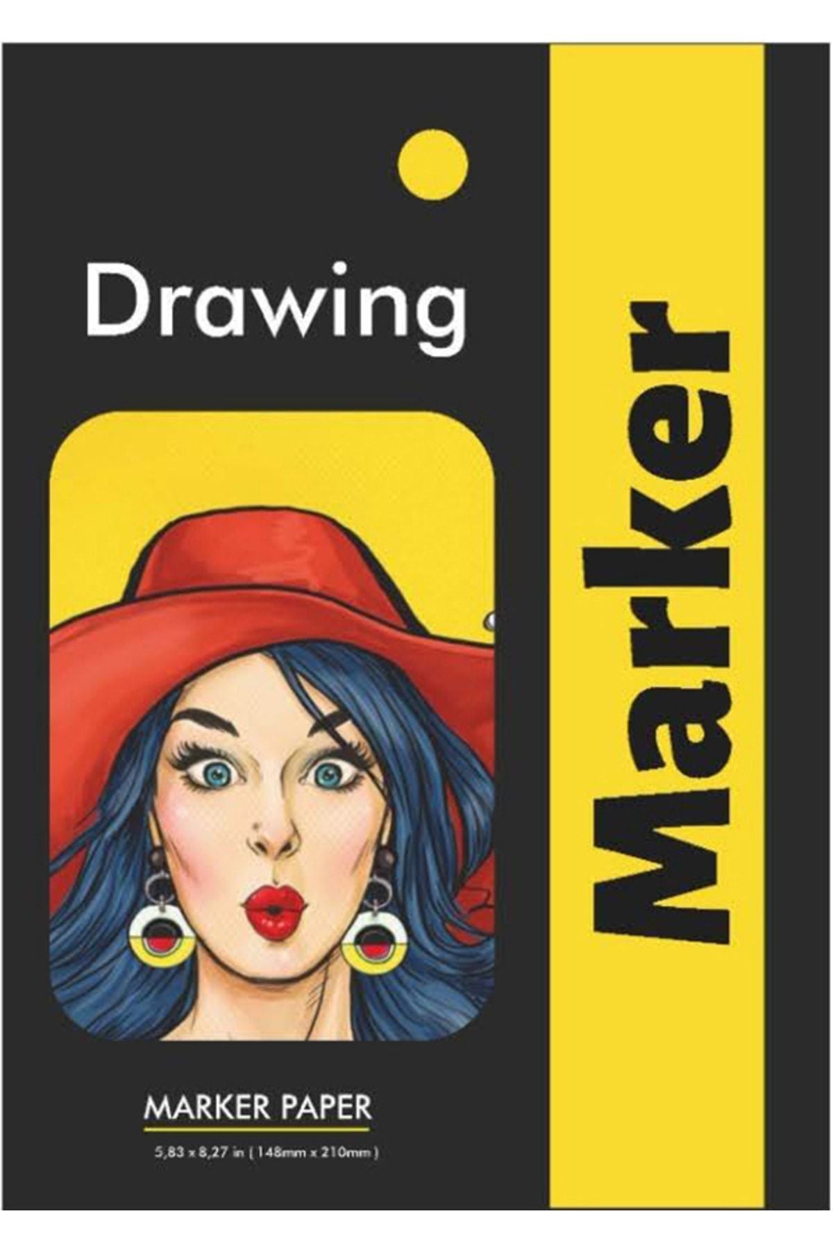 Çizim Defteri Marker Çizim Defteri A5 Boyutunda