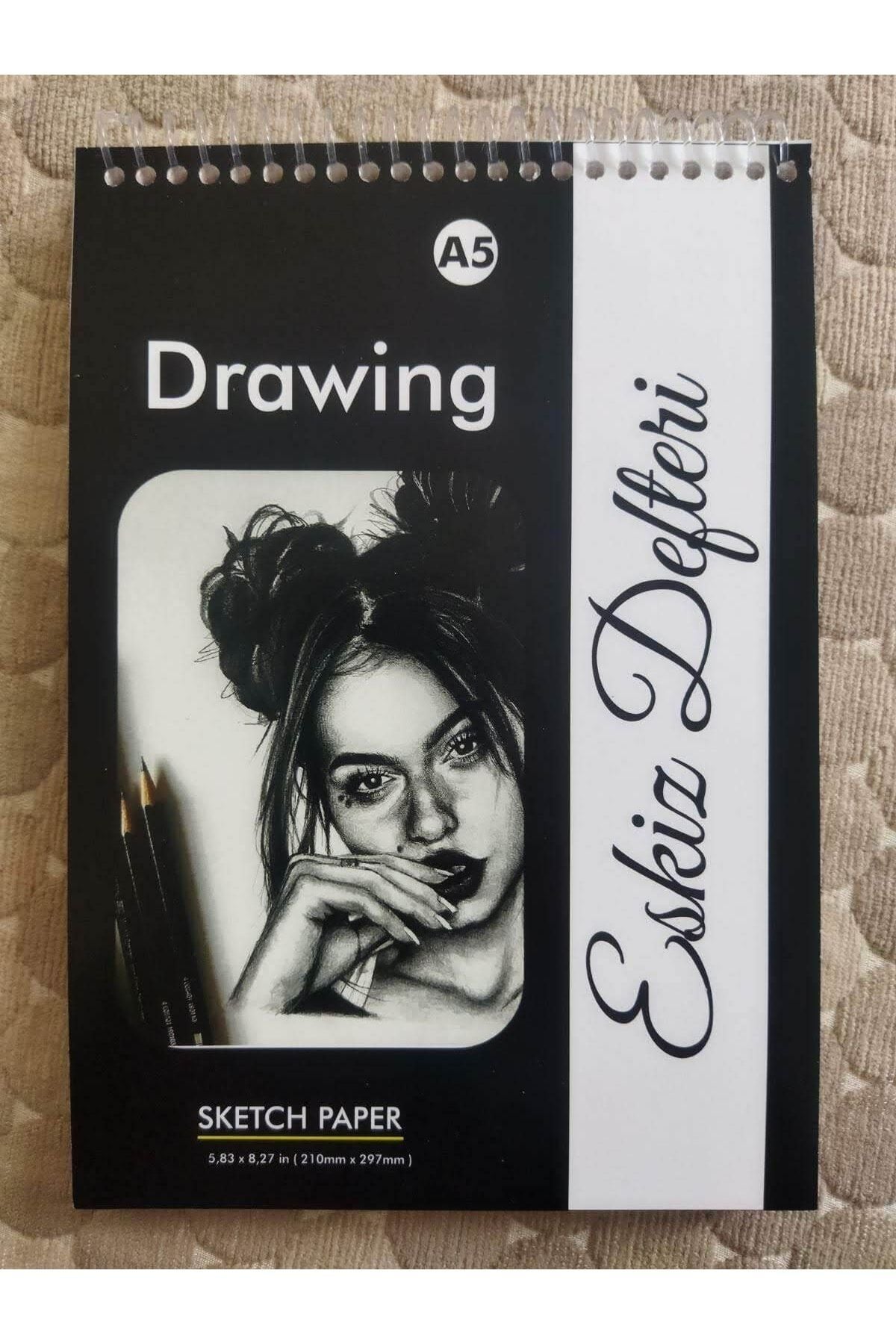 Eskiz Defteri, Çizim Defteri Sketchbook, Sketchpad, , A/5 Boyutunda