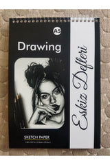 Eskiz Defteri, Çizim Defteri Sketchbook, Sketchpad, , A/5 Boyutunda