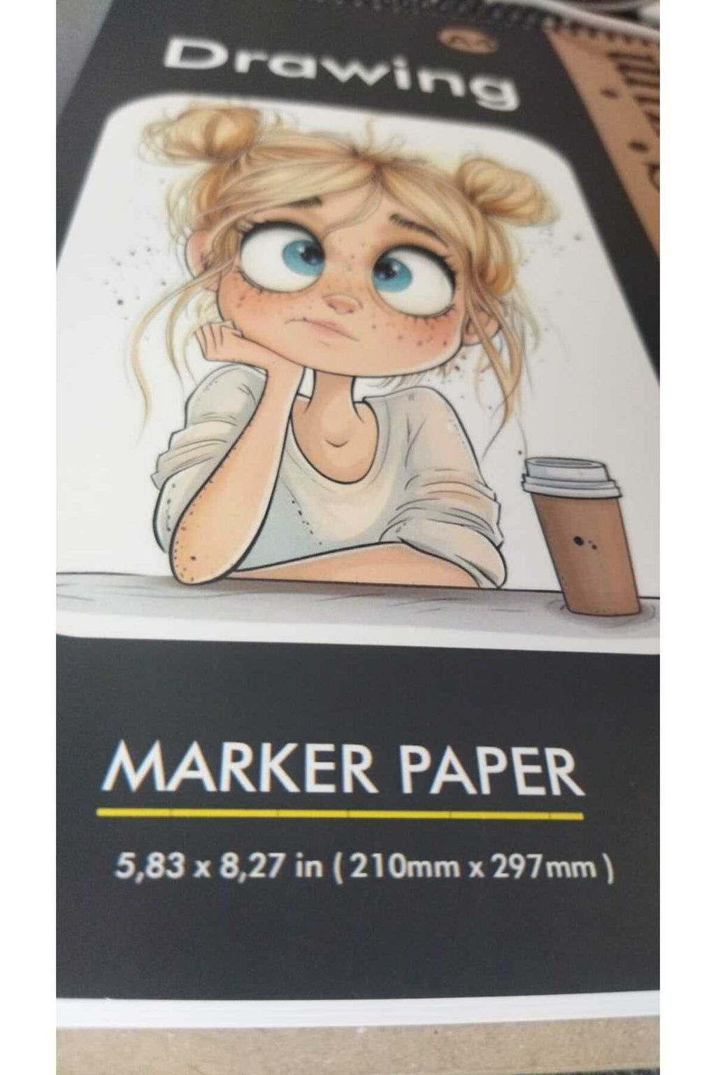 Marker Çizim Defteri , Çizim Defteri, A4 Boyutunda