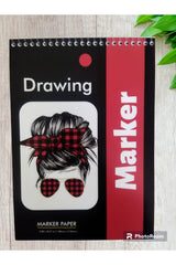 Sketchbook Çizim Defteri Marker Çizim Defteri A5 Boyutunda