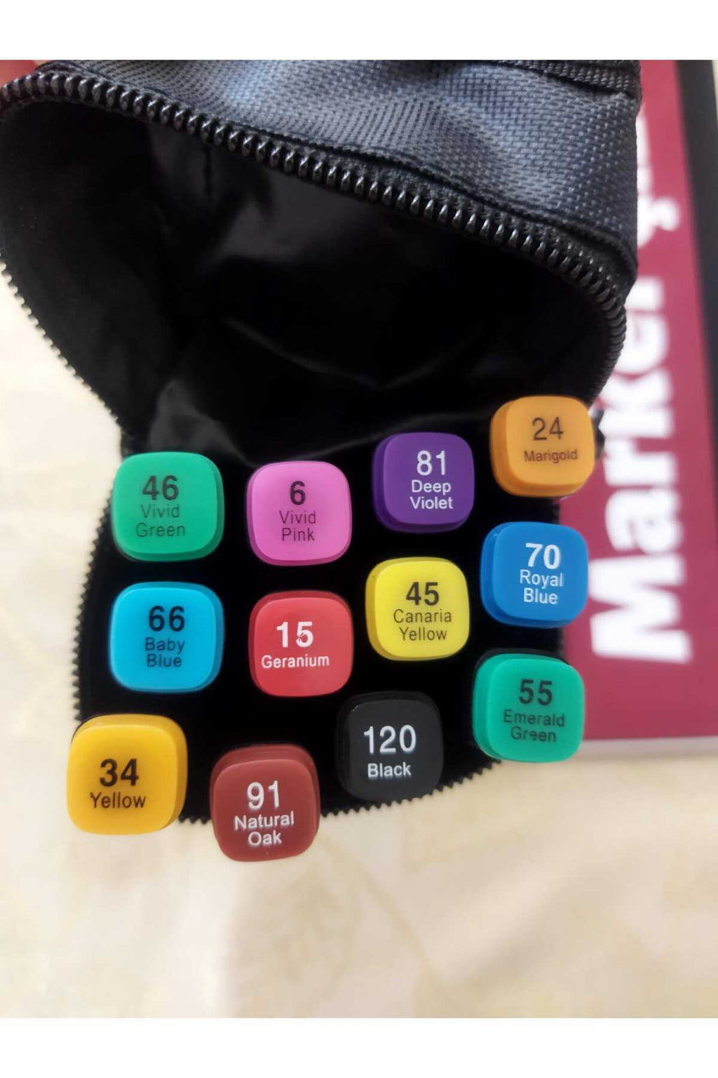Marker kalem Touch marka 12'li set
