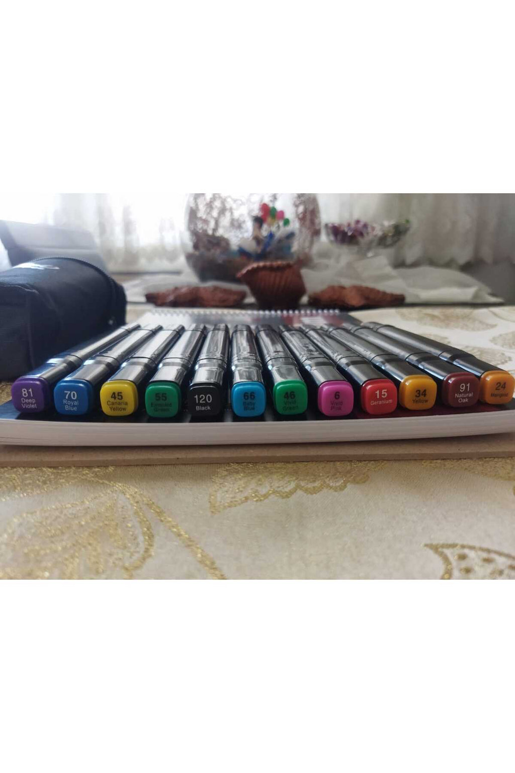 Marker Çizim Defteri Ve Marker Kalem (ÇİFT UÇLU) Set
