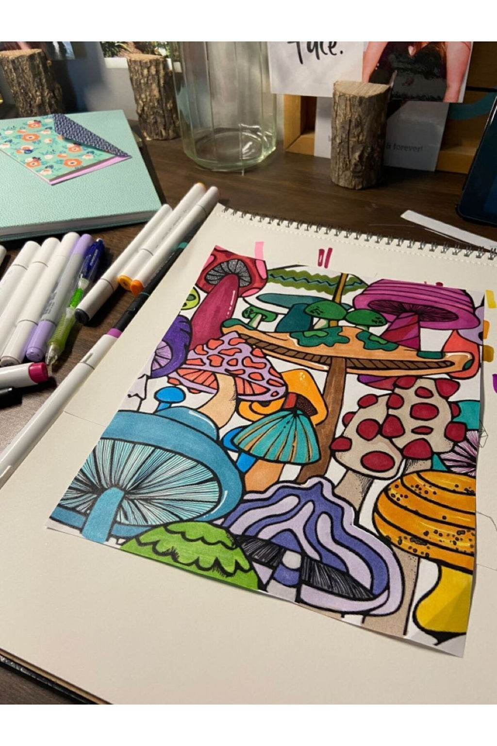 Marker Çizim Defteri , Eskiz Defteri, A4 Boyutunda