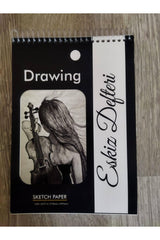 Çizim Defteri Sketchbook, Sketchpad, Eskiz Defteri, A/5 Boyutunda