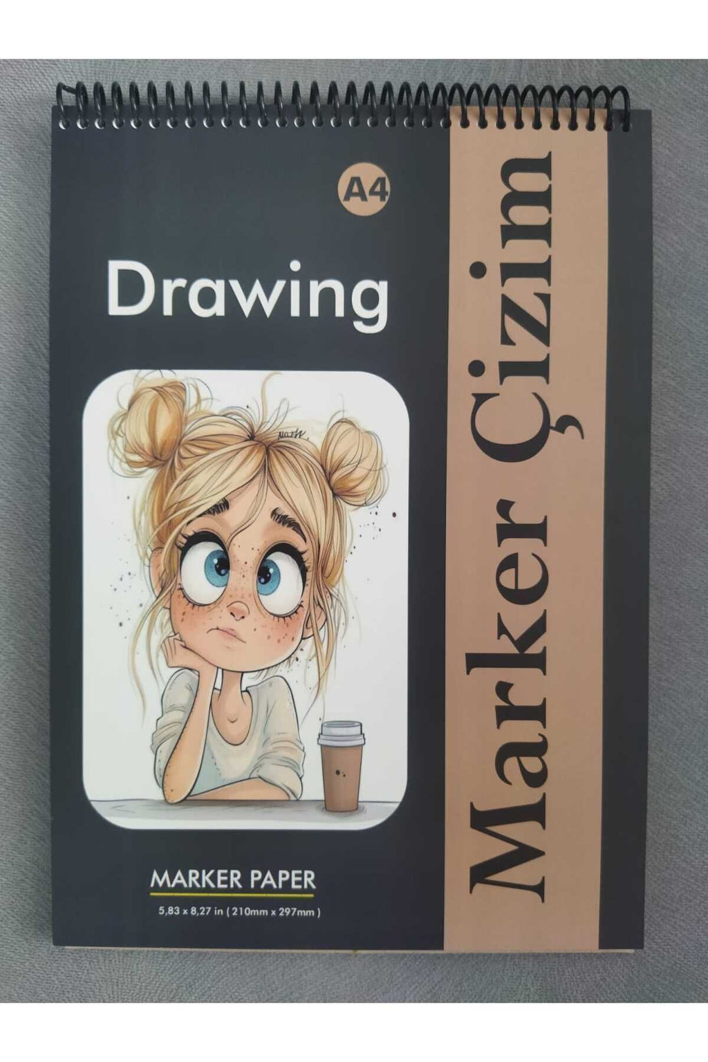 Marker Çizim Defteri , Çizim Defteri, A4 Boyutunda
