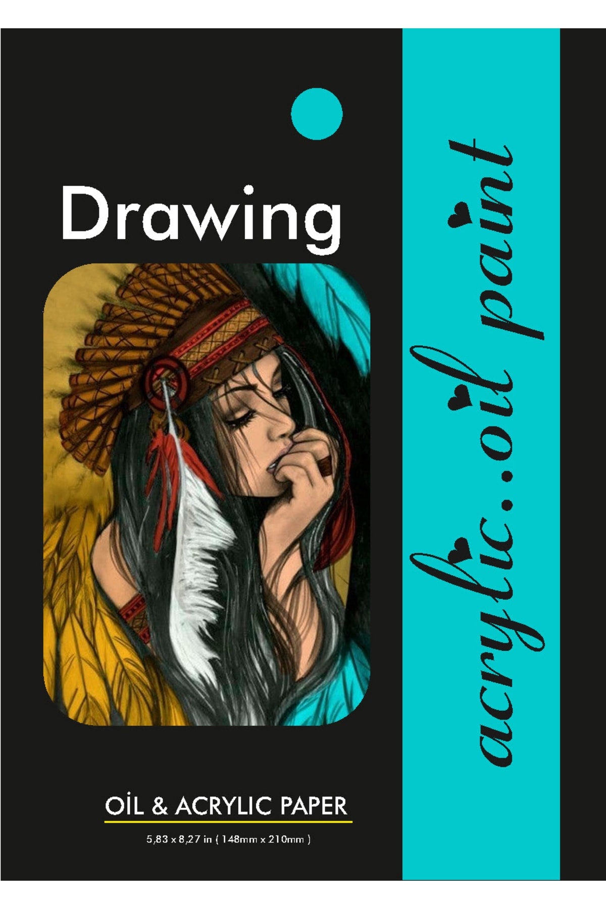 Çizim Defteri Sketchpad Yağlıboya Akrilik Boya Için Uygun