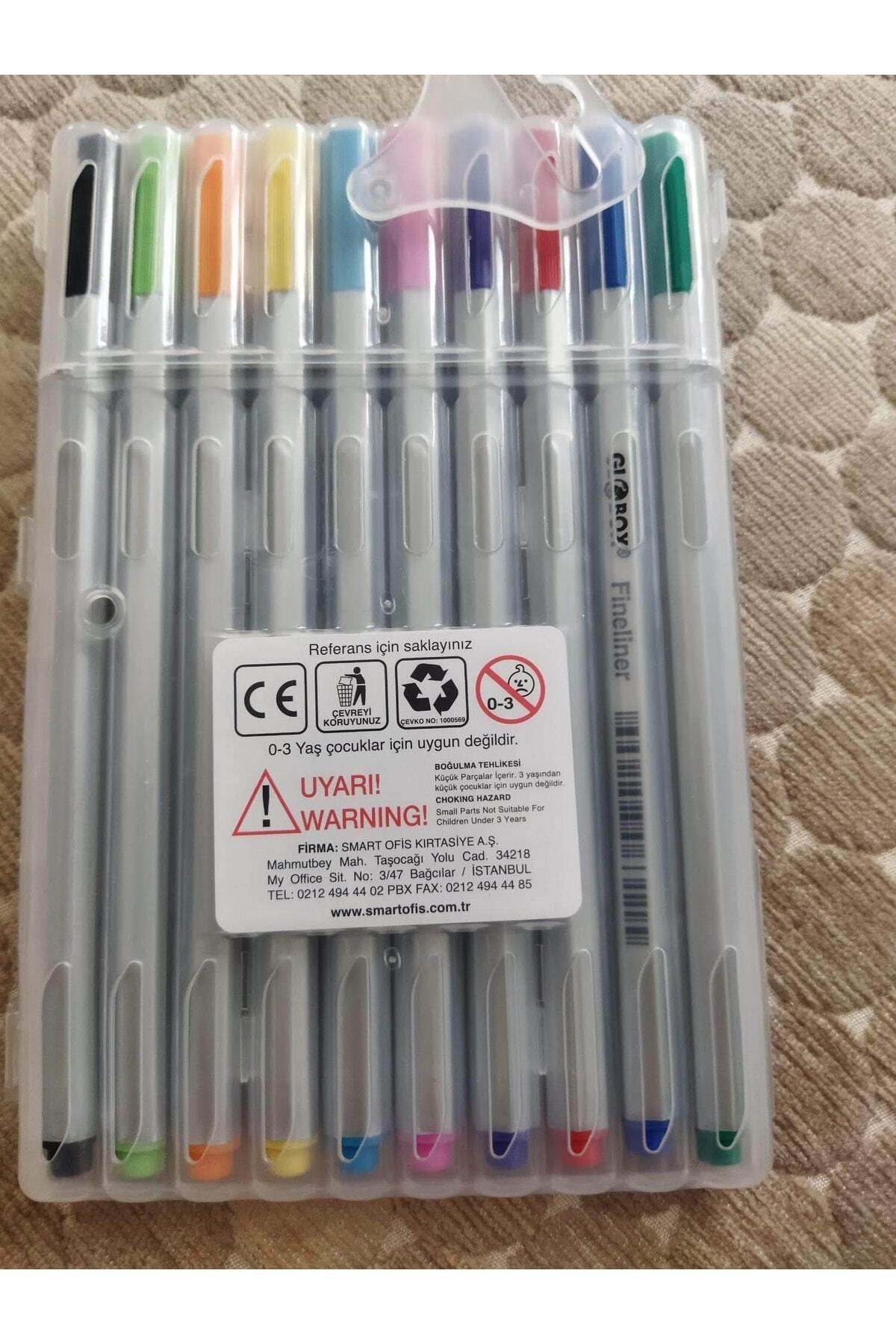 Keçe Uçlu Kalem Seti, Finelineer Kalem , Keçe Uç
