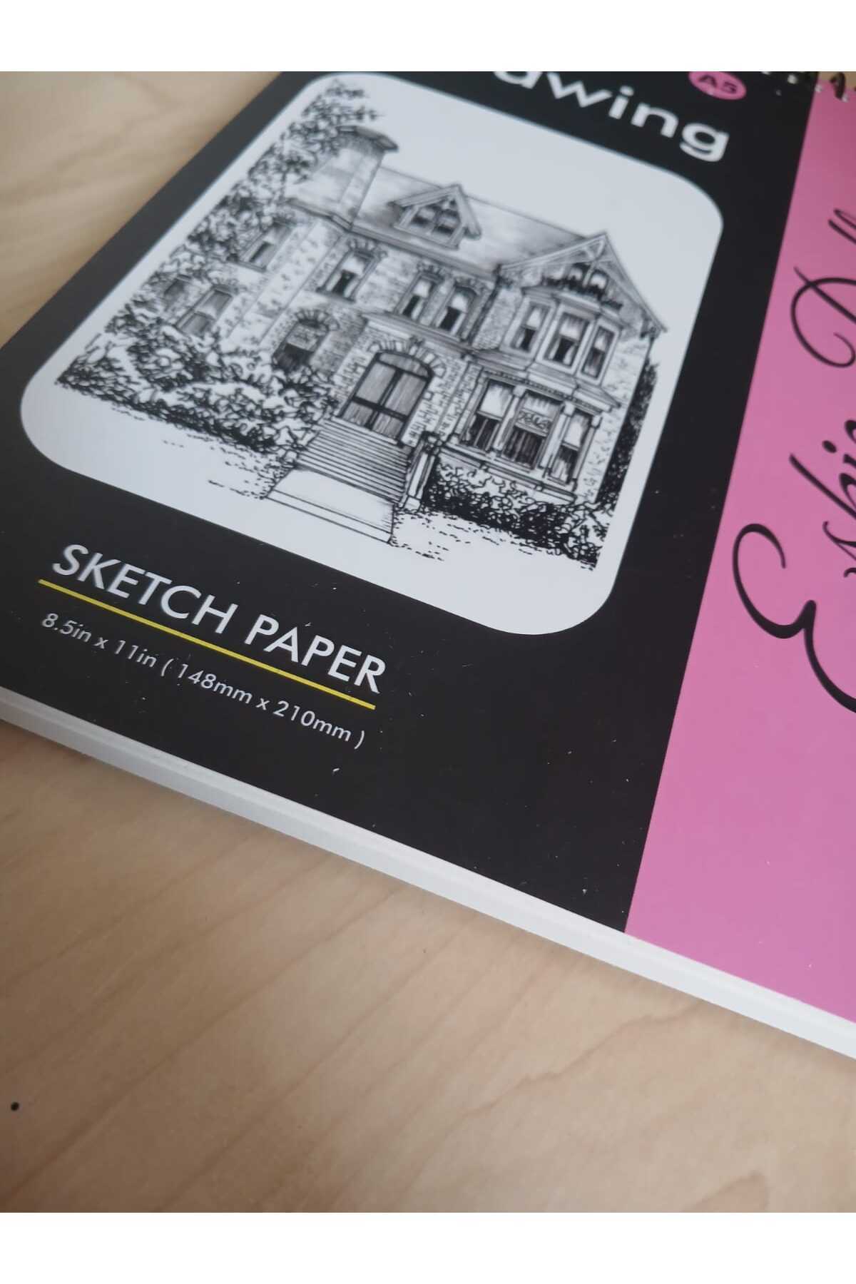 Çizim Defteri Sketchbook, Sketchpad, Eskiz Defteri, A/5 Boyutunda