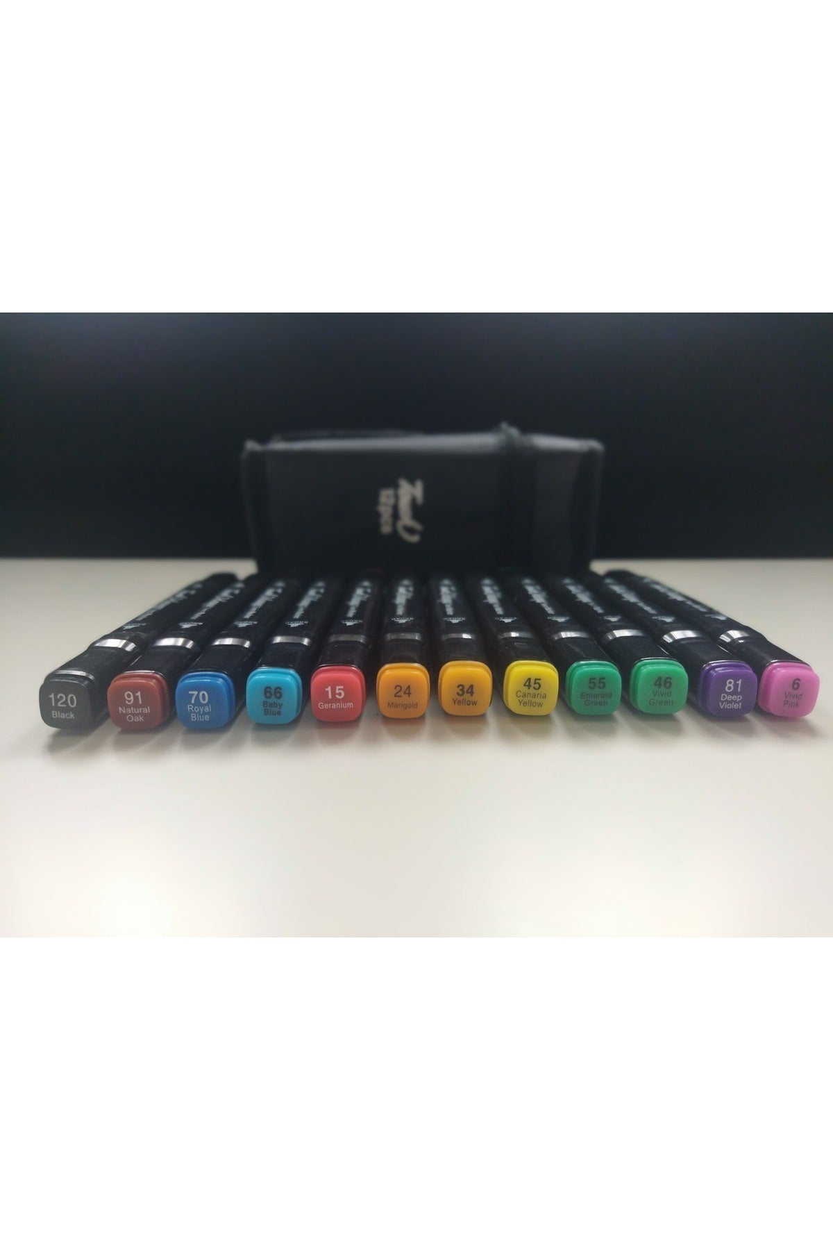 Marker kalem Touch marka 12'li set