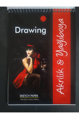 Sketchpad Sketchbook Yağlıboya Akrilik Boya Çizim Defteri