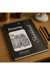 Çizim Defteri Sketch Book A/5, Eskiz Defteri (14.8 X 21)