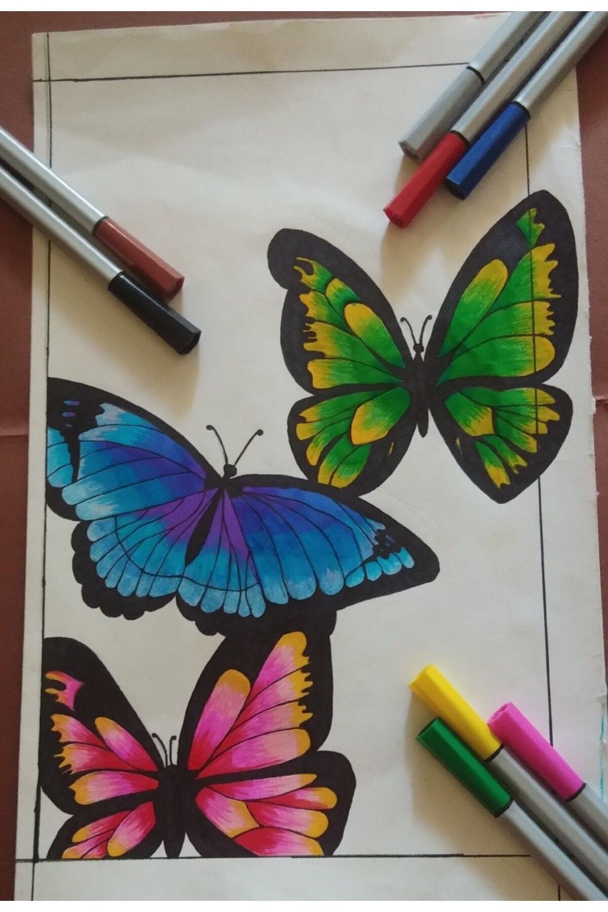 Çizim Defteri Marker Çizim Defteri A5 Boyutunda