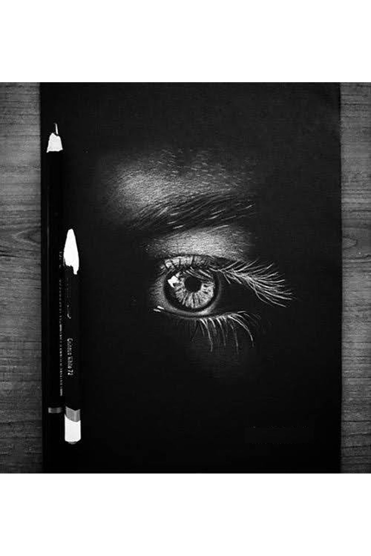 Siyah Defter ve Beyaz Jel Kalem Seti