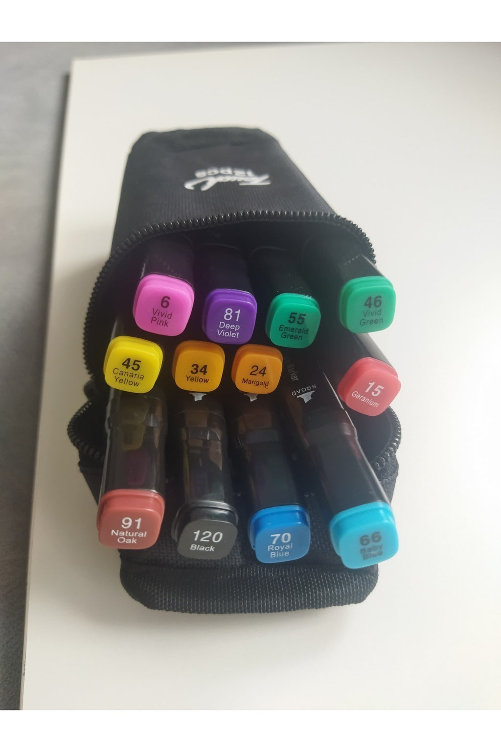 Marker kalem Touch marka 12'li set