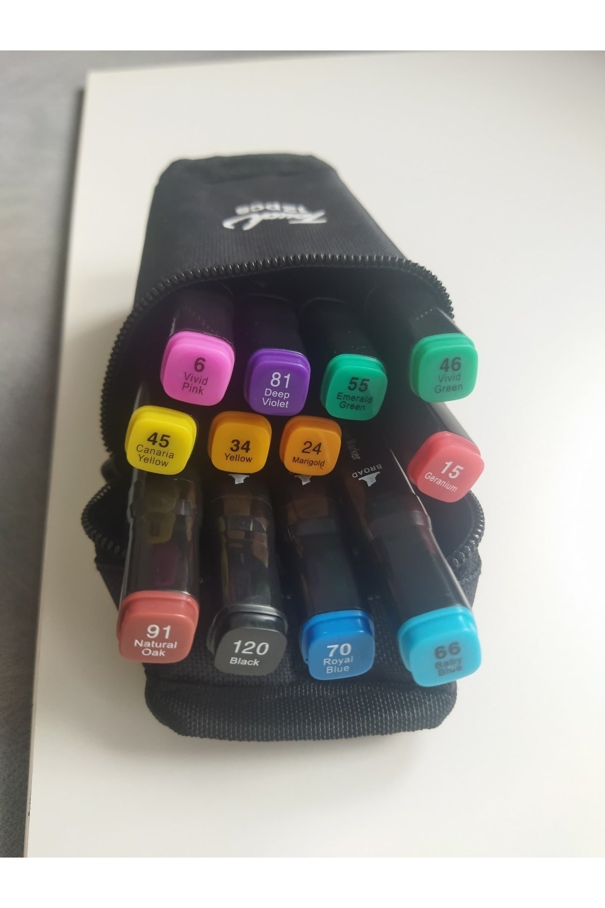 Marker kalem Touch marka 12'li set