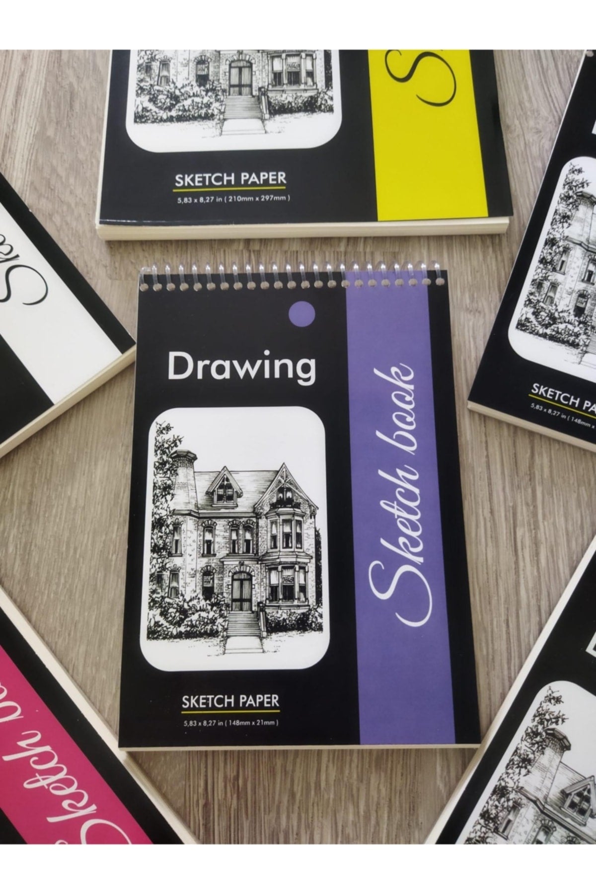 Çizim Defteri Sketchbook, Sketchpad, Eskiz Defteri, A/5 Boyutunda