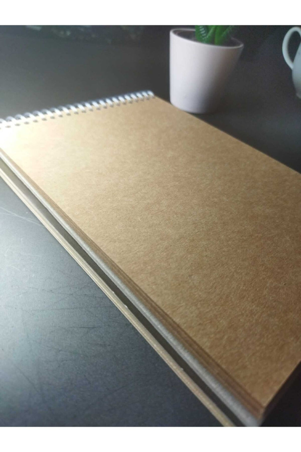 Kraft Çizim Defteri Ve Siyah Çizim Defter